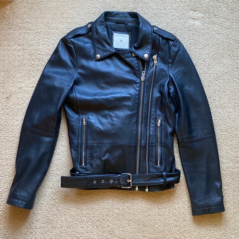 Zara Real Leather Jacket